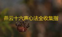 燕云十六声心法全收集指南